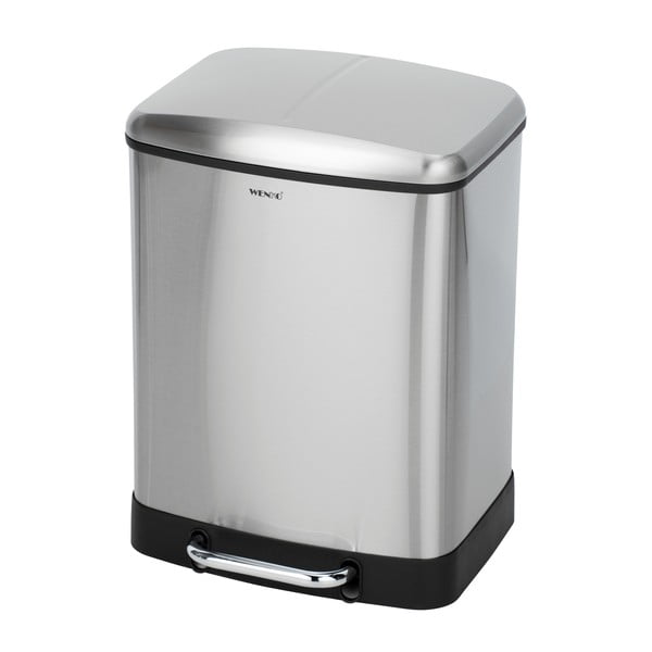 Odpadkový kôš na triedený odpad z nerezovej ocele 24 l Studio Duo – Wenko-image-2