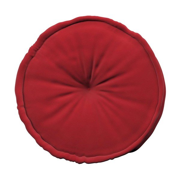 Červený sedací vak Posh Velvet - Yellow Tipi-image-1