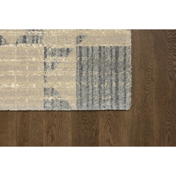 Béžový vlnený koberec 170x240 cm Frotage beige – Agnella-image-3