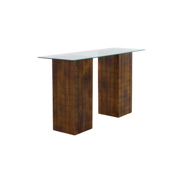 Pracovný stôl z mangového dreva 48x140 cm Damen – Jotex