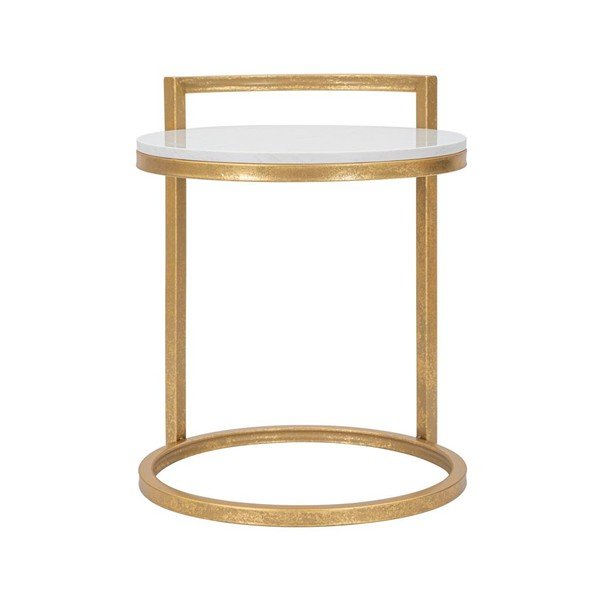 Okrúhly odkladací stolík s mramorovou doskou ø 40,5 cm Round Marble – Mauro Ferretti-image-3