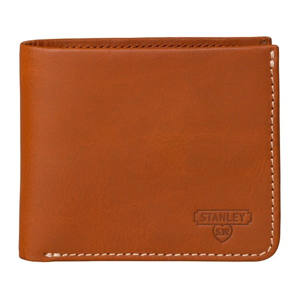 Hnedá kožená peňaženka Stanley Tools Bi Fold