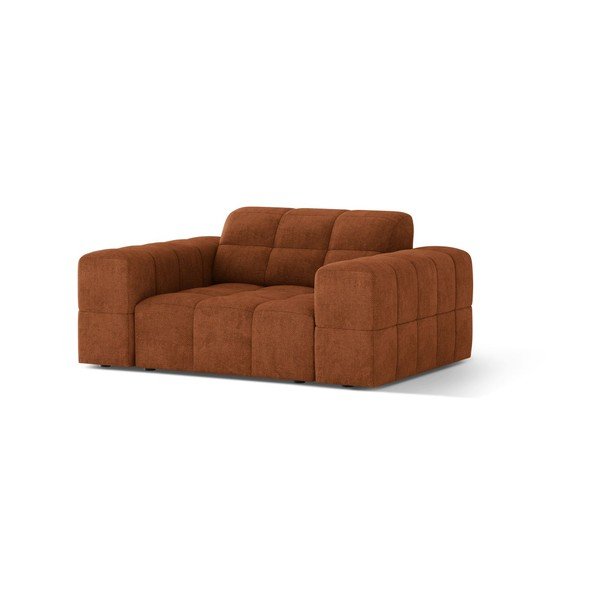 Ženilkové kreslo v terakotovej farbe Chicago – Cosmopolitan Design-image-1
