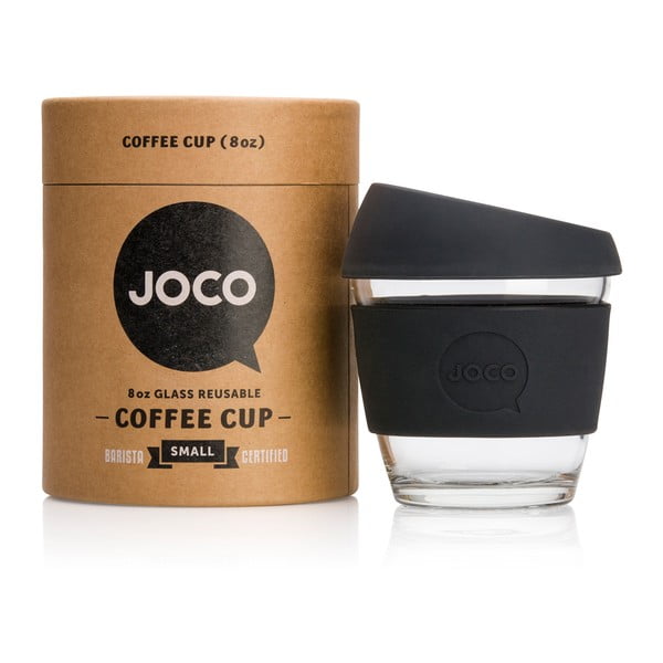 Eko hrnček na kávu Joco Cup 227 ml, čierny