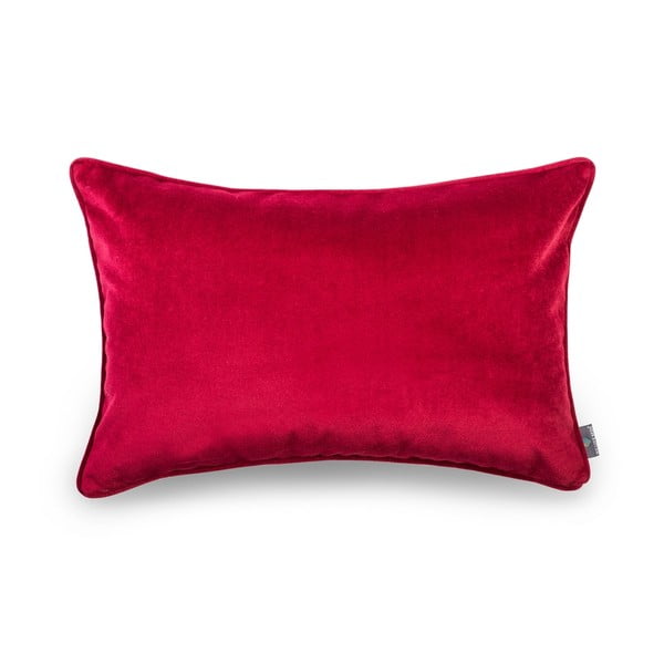Červená obliečka na vankúš WeLoveBeds Elegant Burgundy, 40 × 60 cm