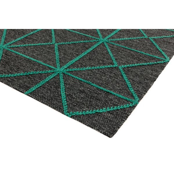 Čierno-zelený koberec Asiatic Carpets Prism, 120 x 170 cm-image-4