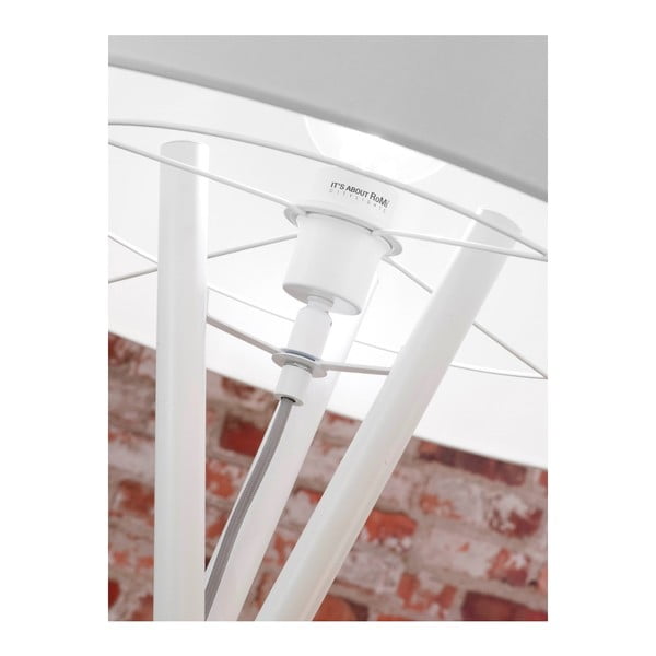 Biela stojacia lampa (výška 175 cm) Hampton – it's about RoMi-image-2