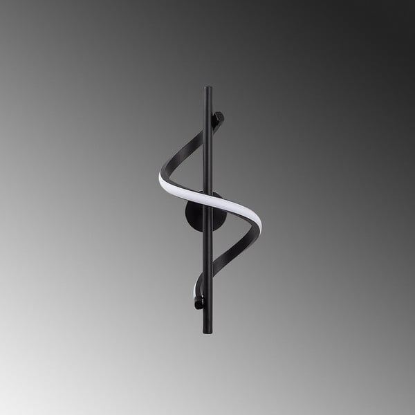Čierne LED nástenné svietidlo Likma – Opviq lights-image-1