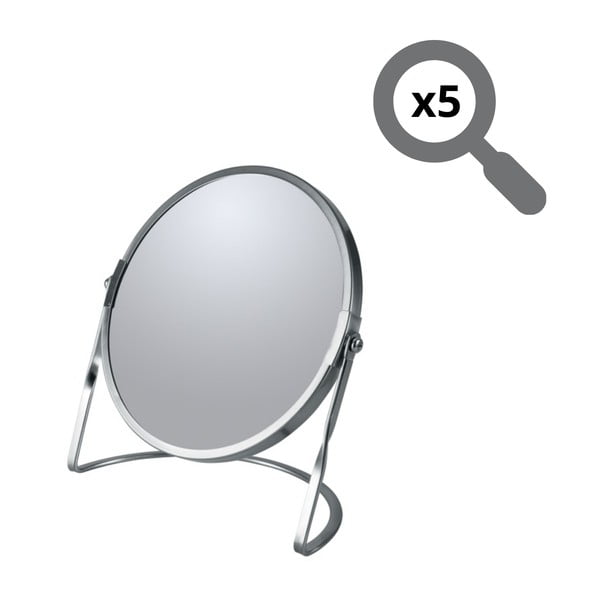 Kozmetické zväčšovacie zrkadlo (zväčšenie 5x) ø 18 cm Akira – Spirella-image-2
