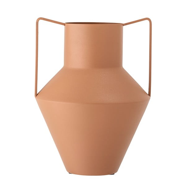 Oranžová kovová váza Bloomingville Iola, výška 34 cm