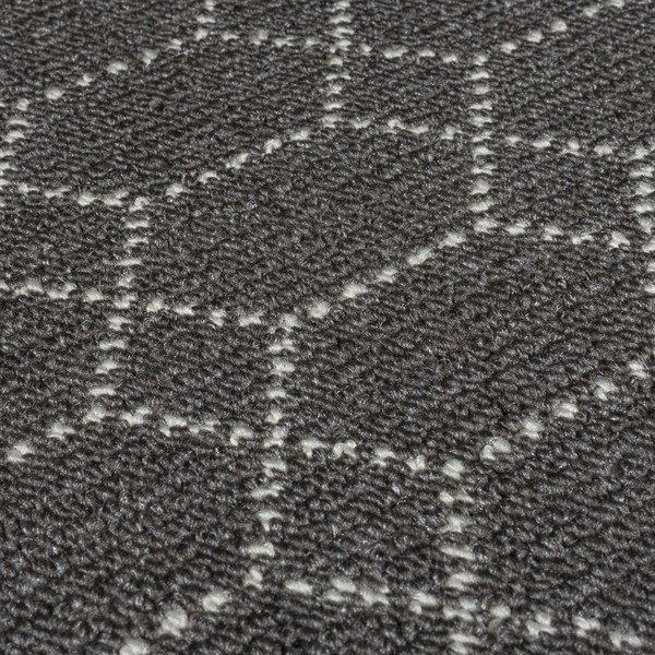 Tmavosivý umývateľný behúň 57x230 cm Argyll – Flair Rugs-image-4