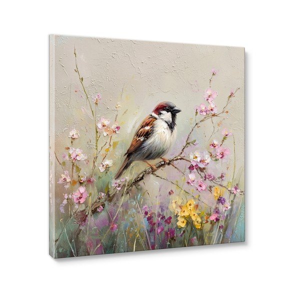 Tlačený obraz na plátne 32x32 cm Sparrow – Styler-image-3