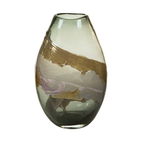 Ručne vyrábaná krištáľová váza Santiago Pons Kris, výška 35 cm