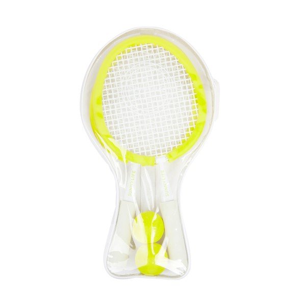 Set 2 rakiet a loptičiek na plážový tenis Sunnylife Neon-image-2