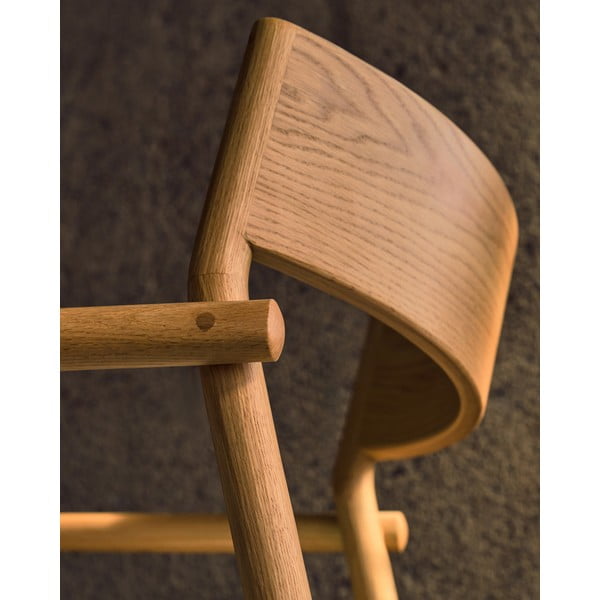 Béžová/v prírodnej farbe jedálenská stolička Falconera – Kave Home-image-3