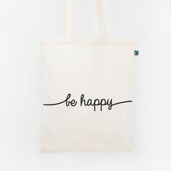 Plátená taška Be Happy