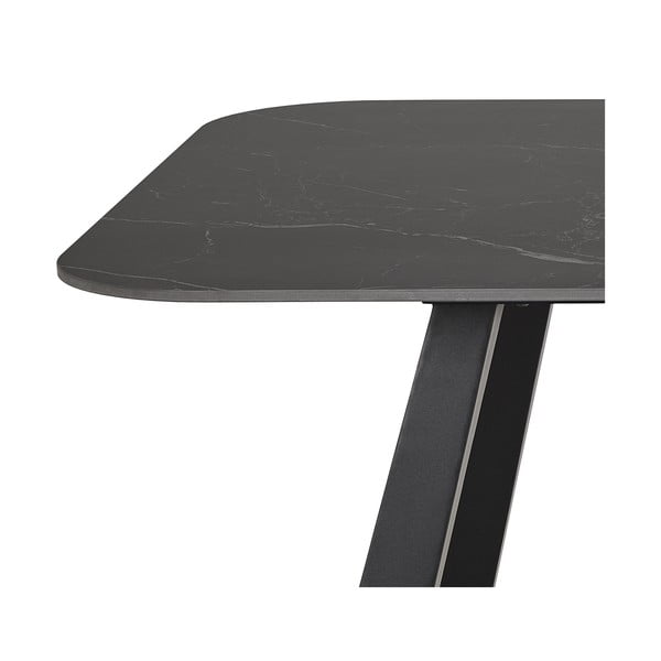 Jedálenský stôl s keramickou doskou 90x180 cm Antalya – Actona-image-4