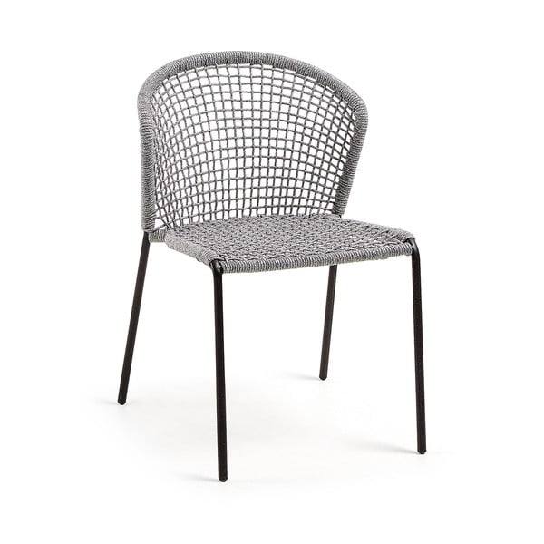 Sivá stolička La Forma Mathew