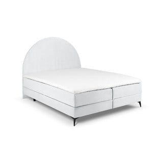 Svetlosivá boxspring posteľ s úložným priestorom 160x200 cm Sunrise – Cosmopolitan Design