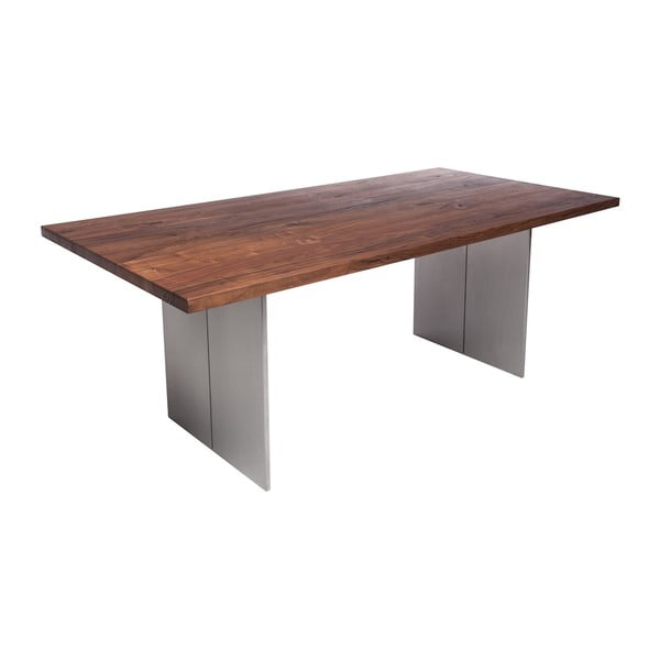 Jedálenský stôl z dreva čierneho orecha Fornestas Fargo Delphinus, dĺžka 200 cm