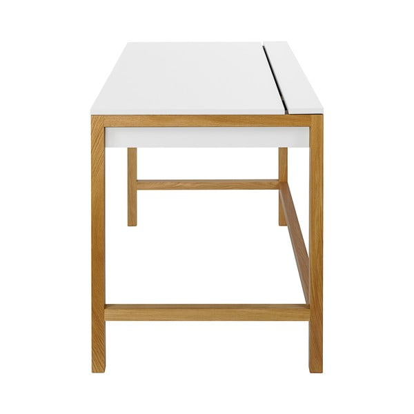 Pracovný stôl s bielou doskou Woodman NorthGate-image-3