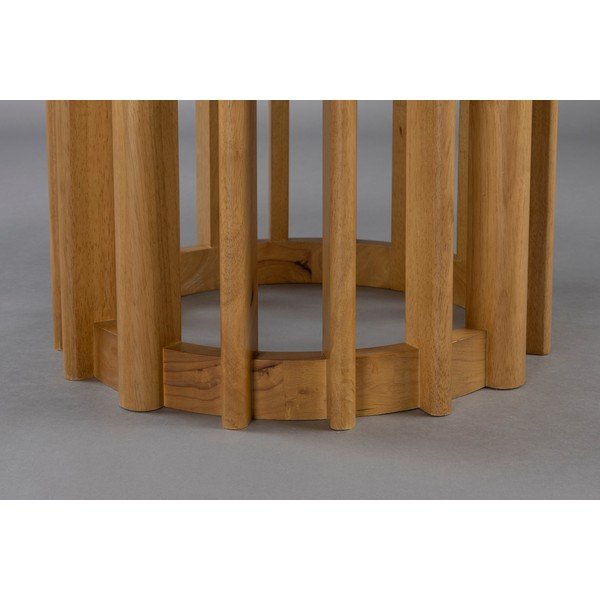 Okrúhly jedálenský stôl s doskou v dubovom dekore ø 120 cm Barlet – Dutchbone-image-2