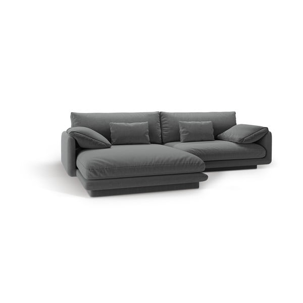 Tmavosivá rohová pohovka (ľavý roh) Torino – Micadoni Home-image-2