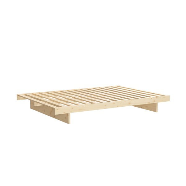 Dvojlôžková posteľ z borovicového dreva 160x200 cm – Karup Design