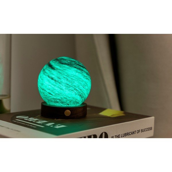 Tmavohnedá/tmavo prírodná svetelná dekorácia na USB ø 8 cm Stellar Ocean – Gingko-image-1