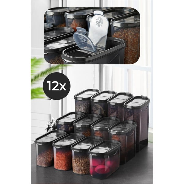 Dózy na múku/na cestoviny v súprave 12 ks – Hermia-image-1