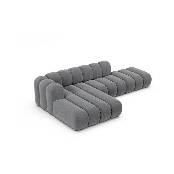 Svetlosivá rohová pohovka (ľavý roh) Lupine – Micadoni Home-image-2