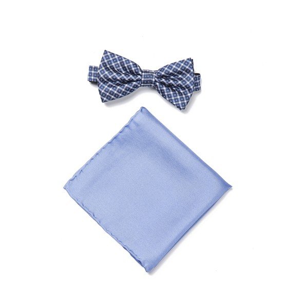 Set motýliku a vreckovky Bright Blue-image-1