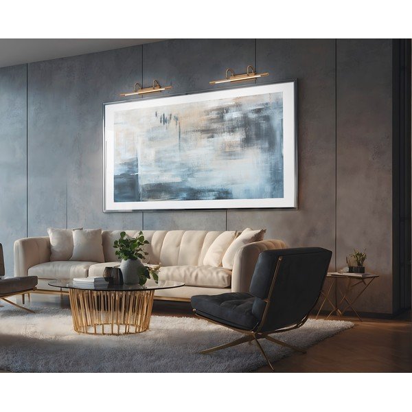 LED nástenné svietidlo v mosadznej farbe Cuadro – Trio-image-2