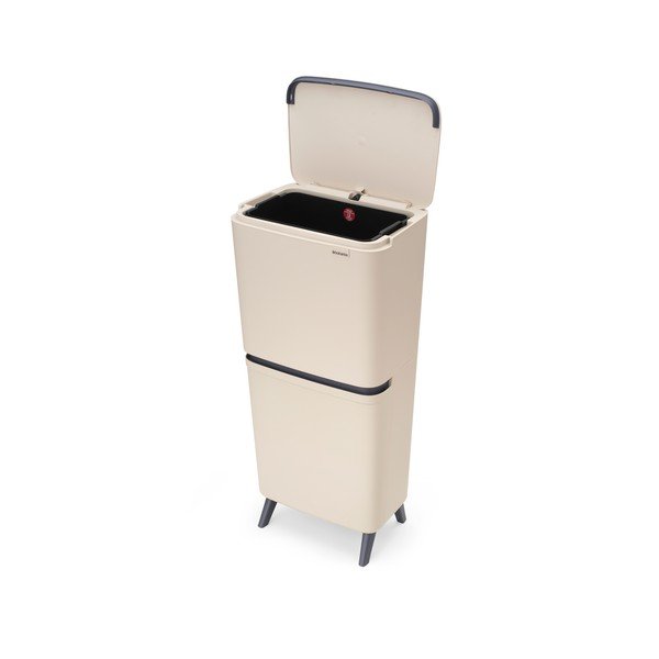 Svetlosivý plastový odpadkový kôš 20+25 l na triedený odpad SortUp Recycle Hi – Brabantia