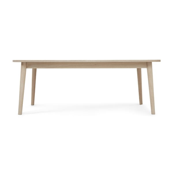 Konferenčný stolík s doskou v dubovom dekore v prírodnej farbe 70x125 cm Nyborg – Furnhouse-image-2