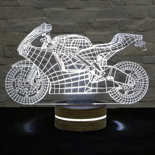 3D stolová lampa Moto