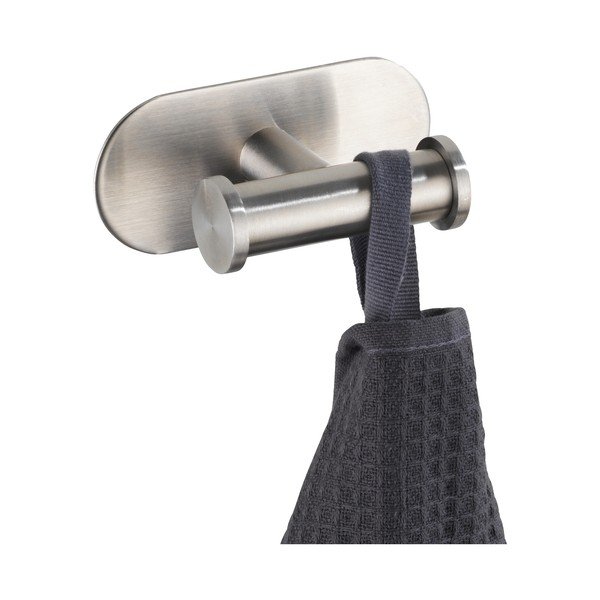 Matný antikoro dvojitý nástenný háčik Wenko Turbo-Loc ® Orea-image-4