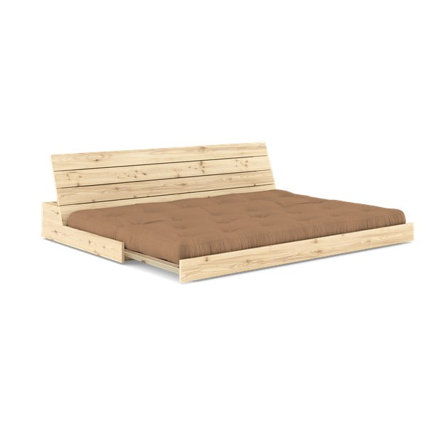Hnedá rozkladacia pohovka 196 cm Base – Karup Design-image-4