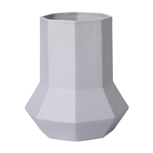 Keramická váza Geometric Grey