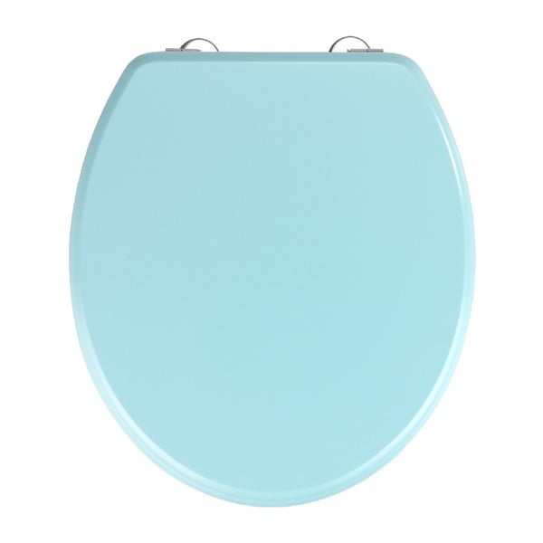 Svetlomodré WC sedadlo Wenko Prima Light Blue, 41 × 37 cm