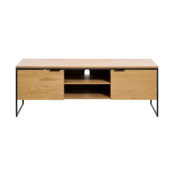 TV stolík v dekore duba v prírodnej farbe 155x55x45 cm Cesura – Unique Furniture