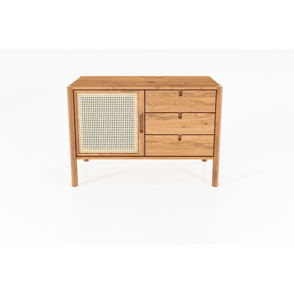 Nízka komoda z dubového dreva 97x69 cm Pola - The Beds-image-2