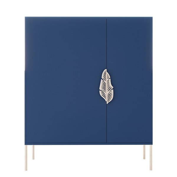 Tmavomodrá skrinka na topánky Skandica Merlin-image-2