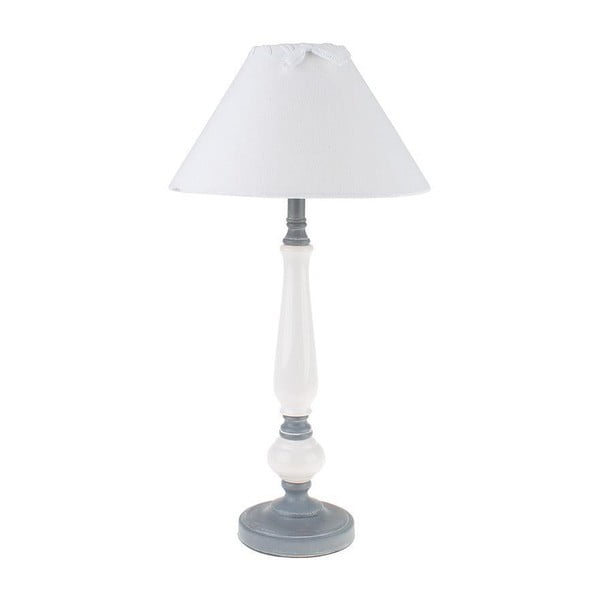 Rustikálna stolová lampa Romantic Grey
