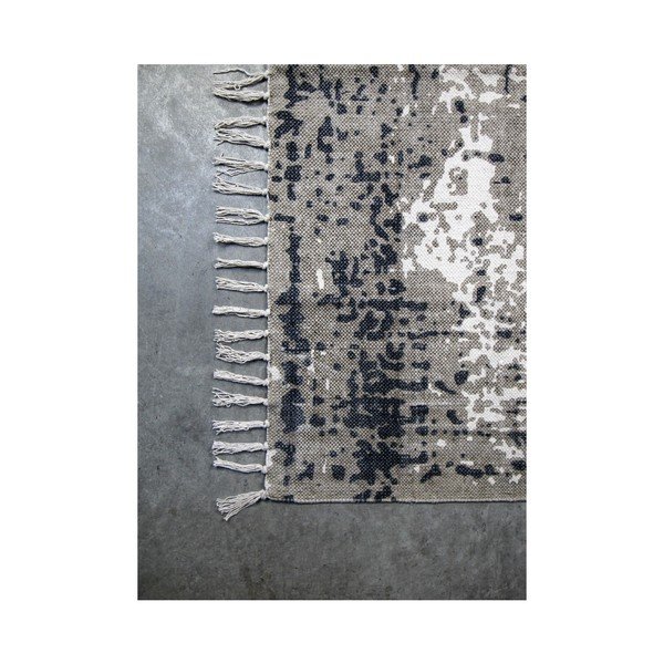 Modro-béžový bavlnený koberec HSM collection Colorful Living Porro, 200 × 300 cm-image-1