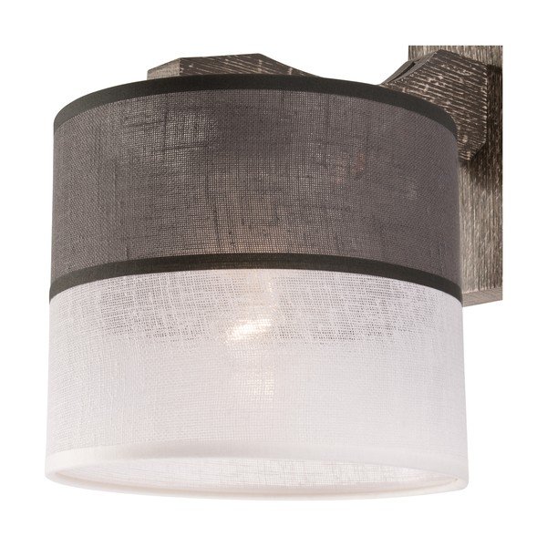 Sivé nástenné svietidlo ø 16 cm Andrea – LAMKUR-image-4