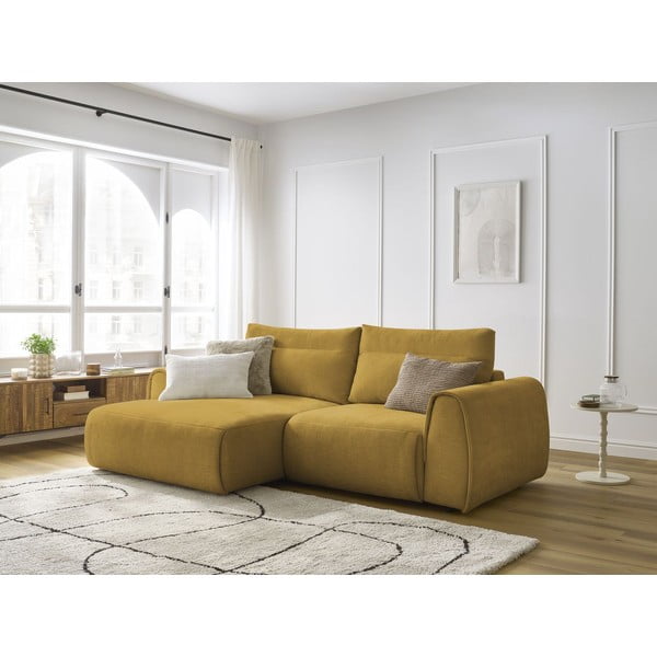 Okrovožltá rohová pohovka Aden – Bobochic Paris-image-4