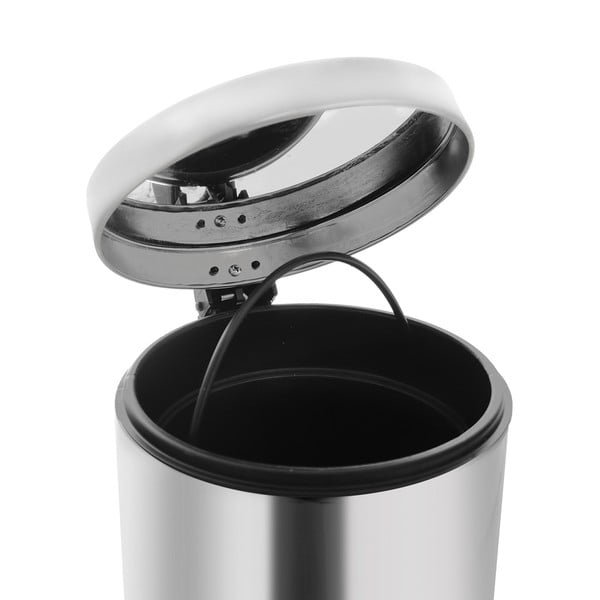 Pedálový odpadkový kôš z nehrdzavejúcej ocele 3 l - Orion-image-3