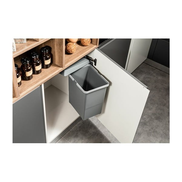 Vstavaný plastový odpadkový kôš 18 l Swing 2.0 - Elletipi-image-1