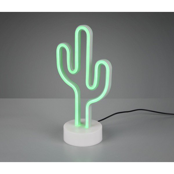 Biela LED stolová lampa (výška 29 cm) Cactus - Reality-image-1
